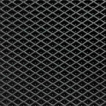 Автоковер ЭВА листовой,  РОМБ, черный, 2050x1450 мм, толщина 11-12 мм