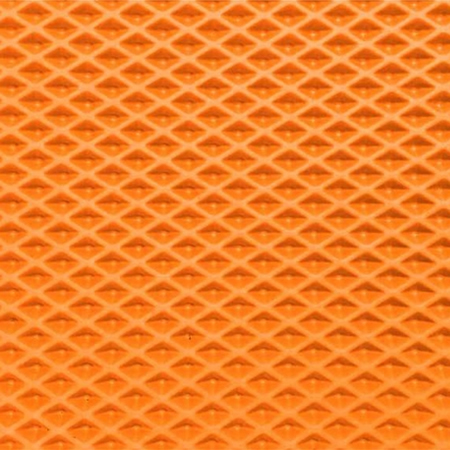 Автоковер ЭВА листовой,  РОМБ, оранжевый, 2550x1400 мм, толщина 11-12 мм