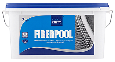 Kiilto Fiberpool. Гидроизоляционная мастика для полов и стен во влажных помещениях.